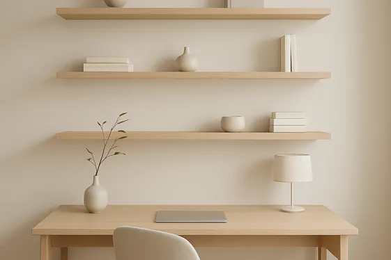 Utilize Floating Shelves to Maximize Space illustration