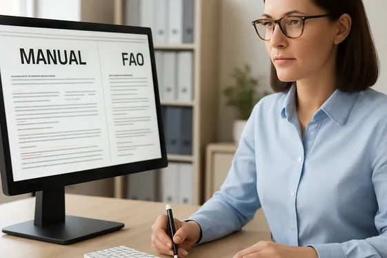 Proofreading Customer Support Documents illustration