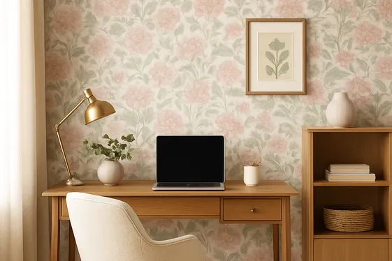Vintage Floral Prints Reimagined for illustration
