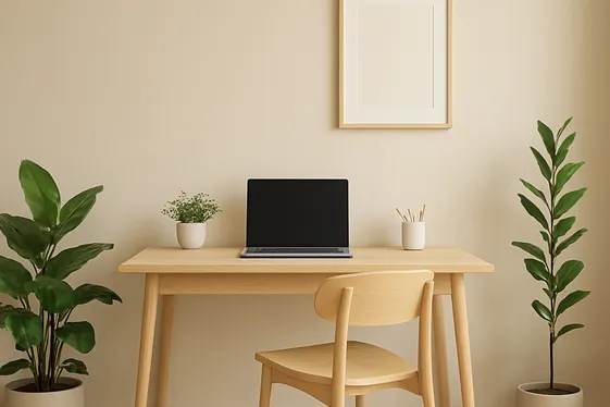 Minimalist Neutrals for a Calm Workspace illustration