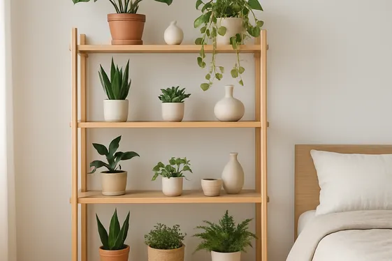 Using Plant Shelves to Display Variety illustration
