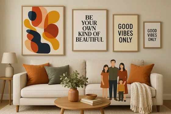 Use Statement Wall Art to Reflect Your Personality illustration