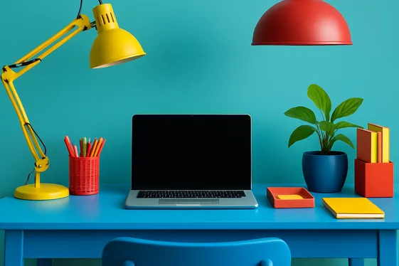Colorful Office Tables to Boost Creativity illustration