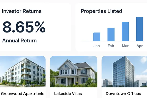 Invest in Real Estate Crowdfunding Platforms illustration