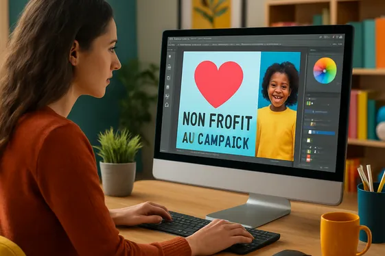 Nonprofit Digital Marketing Specialist illustration
