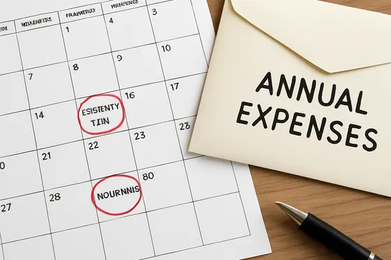Plan for Seasonal and Annual Expenses illustration