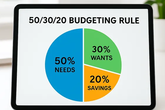 Use the 50/30/20 Budgeting Rule illustration