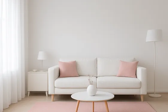 Incorporating Pink in Minimalist Living Rooms illustration