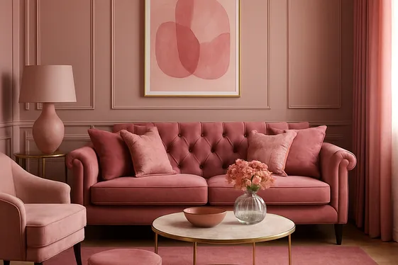 Mixing Different Shades of Pink for Depth and Interest illustration