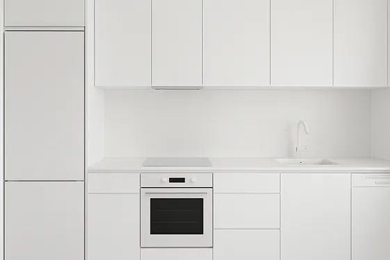 Opt for Sleek White Appliances for a Cohesive Look illustration