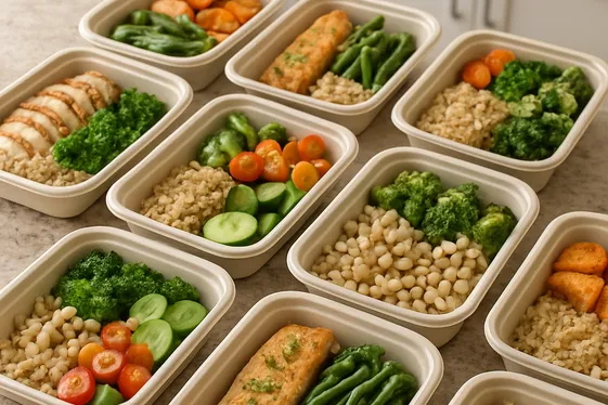 Home-Based Meal Prep Subscription Plans illustration