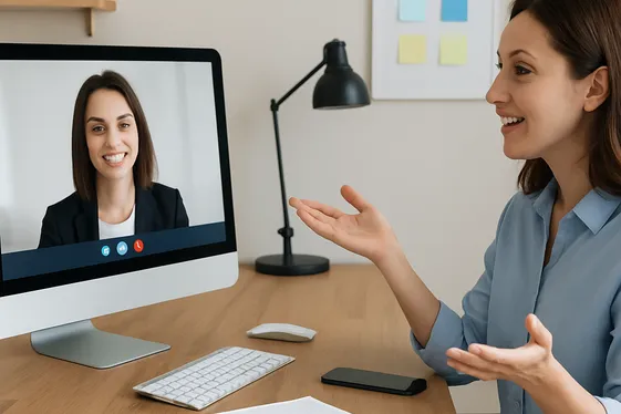 Be ready to discuss your home-based work environment illustration