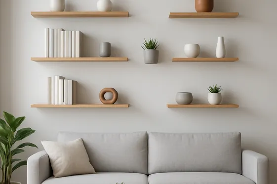 Floating Shelves to Blend Storage and Style illustration