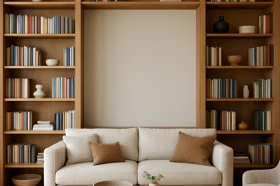 Custom Built-in Bookcases to Frame Your Space illustration