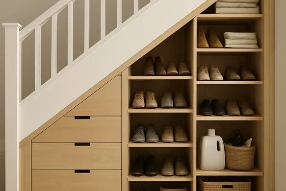 Add Built-In Storage Beneath the Stairs illustration