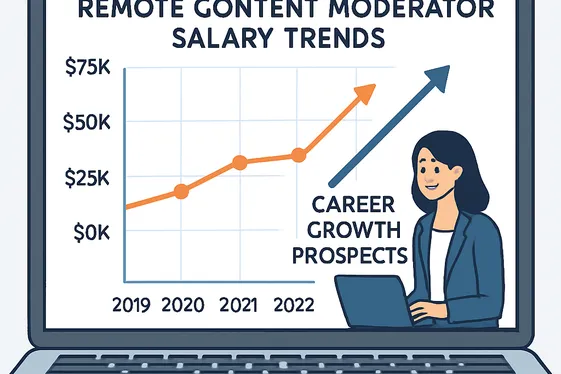 Average Pay and Growth Prospects for Content Moderators illustration