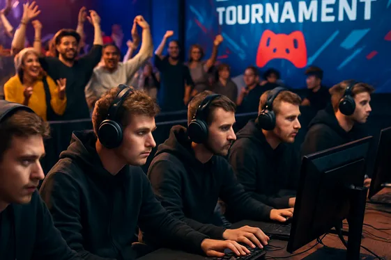 Create a Local Esports Tournament Organizer Company illustration