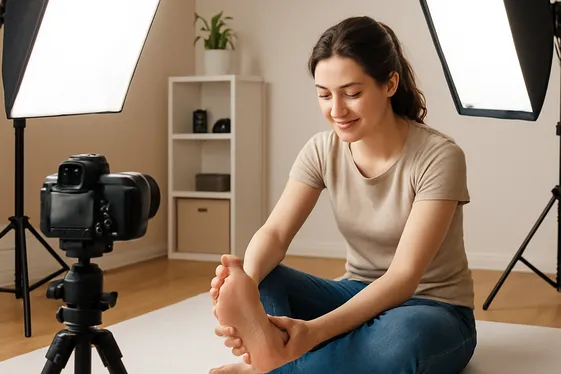 Scaling Up: Turning Feet Pics into a Full-Time Side Hustle illustration