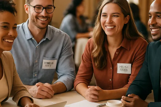 Networking with Other Travel Professionals illustration