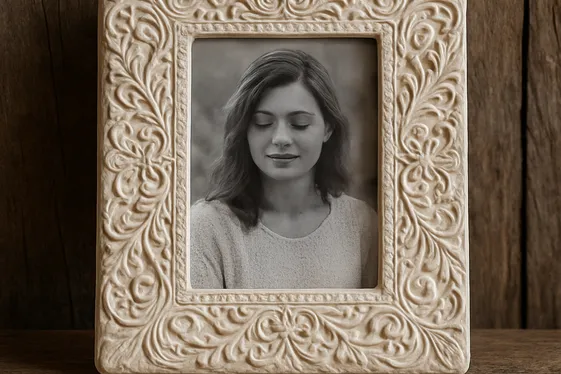 Intricate Air-Dry Clay Picture Frames illustration