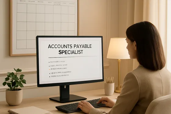 Accounts Payable Specialist Positions with Flexible Hours illustration