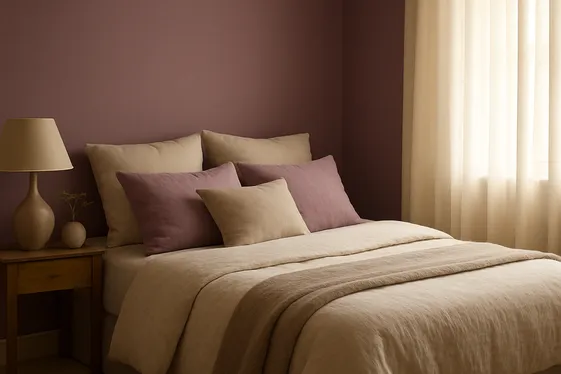 Soft Plum Glow: A Muted Approach for Cozy Spaces illustration