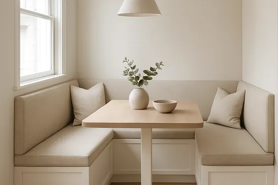 Space-Saving Corner Nooks with Custom Seating illustration