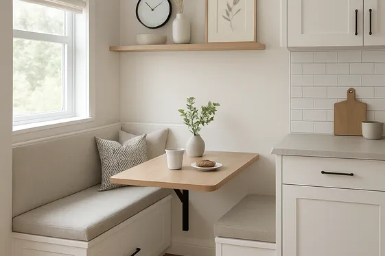 Multi-Functional Nooks with Storage Solutions illustration
