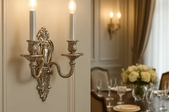 Dual Arm Wall Sconces for Balanced Lighting illustration