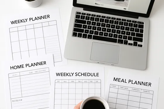 Create and Sell Printable Home Planners or Checklists illustration