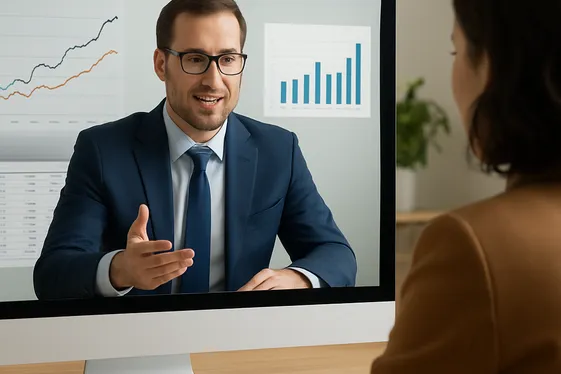 Consulting in Finance or Real Estate illustration