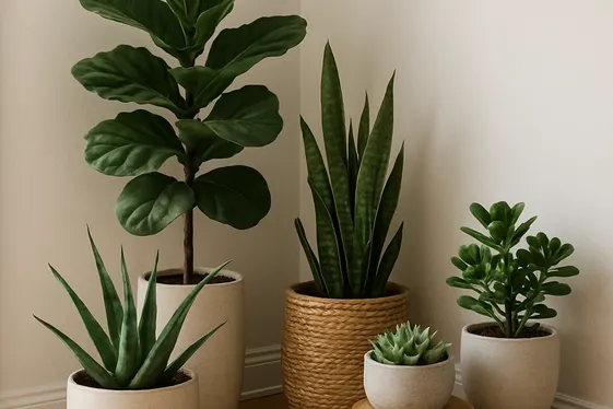 Indoor Plants for Fresh Life illustration