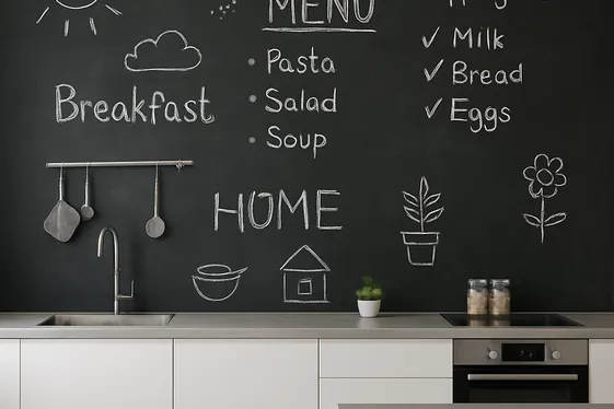 Chalkboard Walls with a Textured Twist illustration