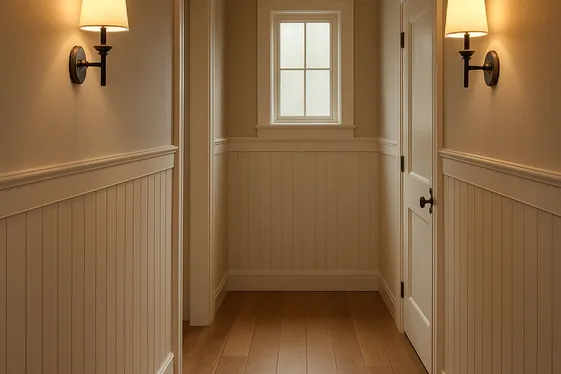Short Wainscoting for Hallways and Narrow Spaces illustration