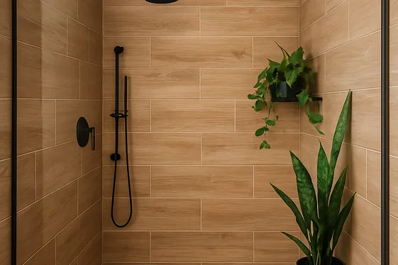 Wood-Look Tiles Add Warmth Without the Wood illustration