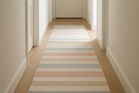 Install a Runner Rug with Horizontal Patterns illustration