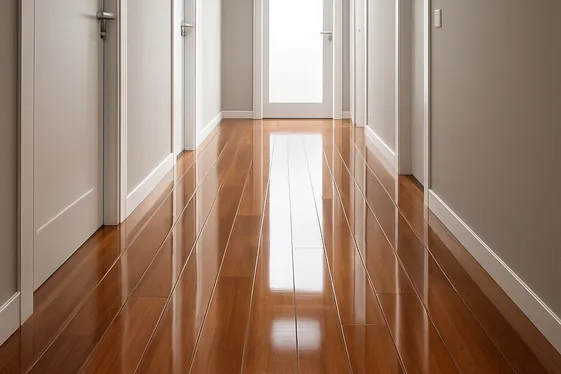 Use Glossy or Reflective Flooring illustration