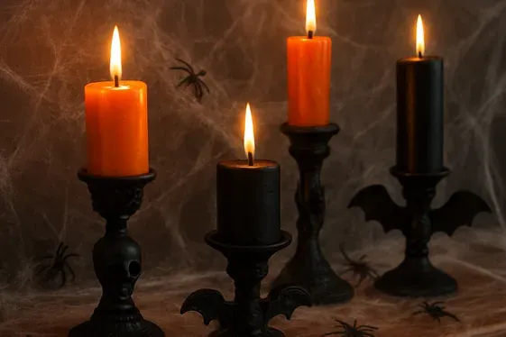 Creepy Candlelight for an Eerie Ambiance illustration
