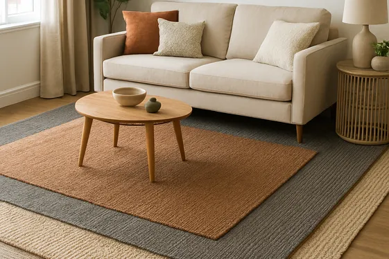 Layer Cozy Rugs to Define and Warm Spaces illustration