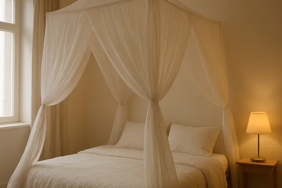 Drape Fabric Canopies or Curtains for Softness illustration