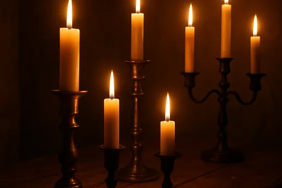 Using Warm Candlelight to Set a Mysterious Glow illustration