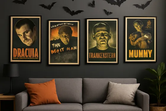 Adding Whimsical Halloween Wall Art illustration