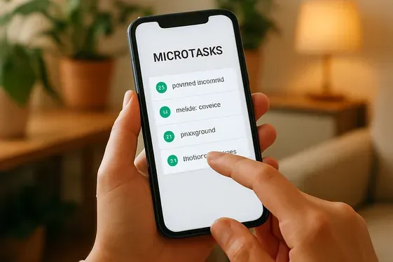 Microtask Worker illustration
