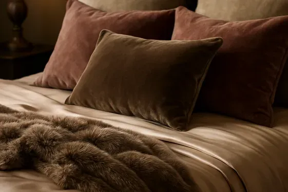 Layer Soft Textures with Cozy Bedding and Throws illustration