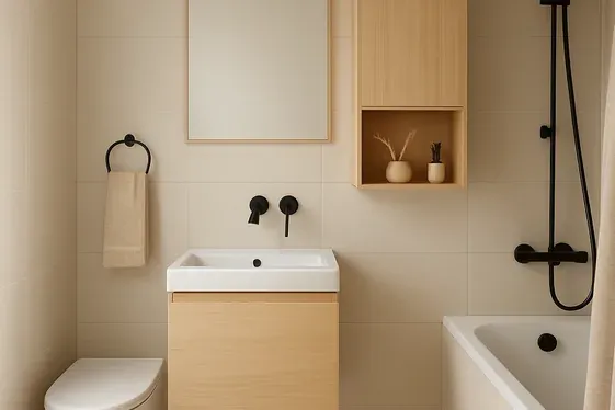 Compact, Efficient Layouts for Small Bathrooms illustration