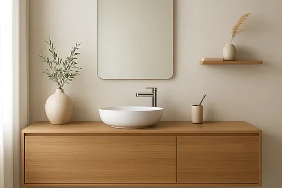 Minimalist Floating Vanities for Sleek Storage illustration