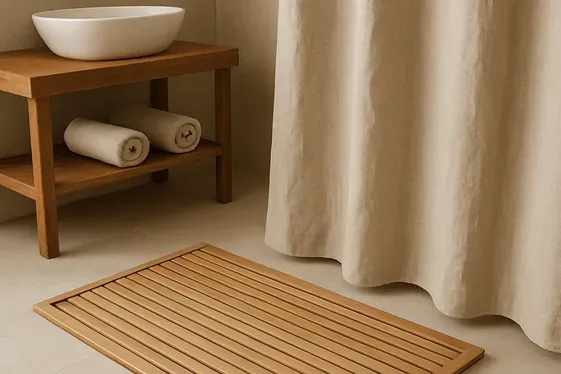 Organic Textures with Bamboo and Linen Accents illustration