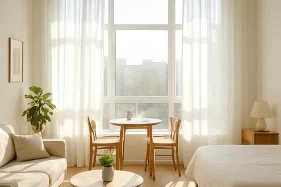 Keep Window Treatments Minimal and Airy illustration
