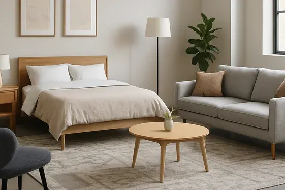 Define Zones with Rugs for Visual Separation illustration
