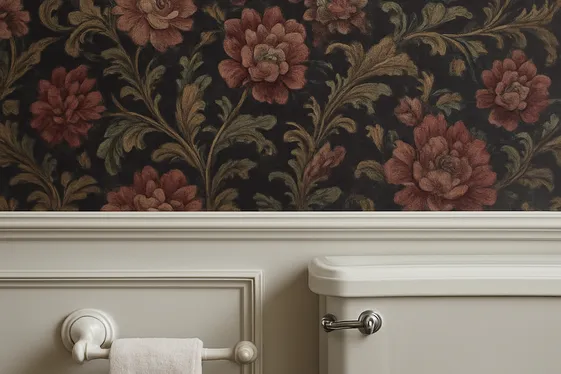 Decorative Victorian Wallpaper illustration